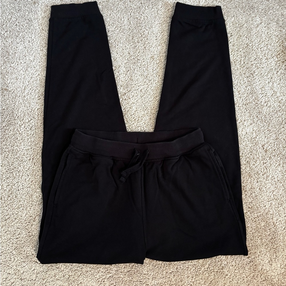 Boys Quince Black Jogger Pants
